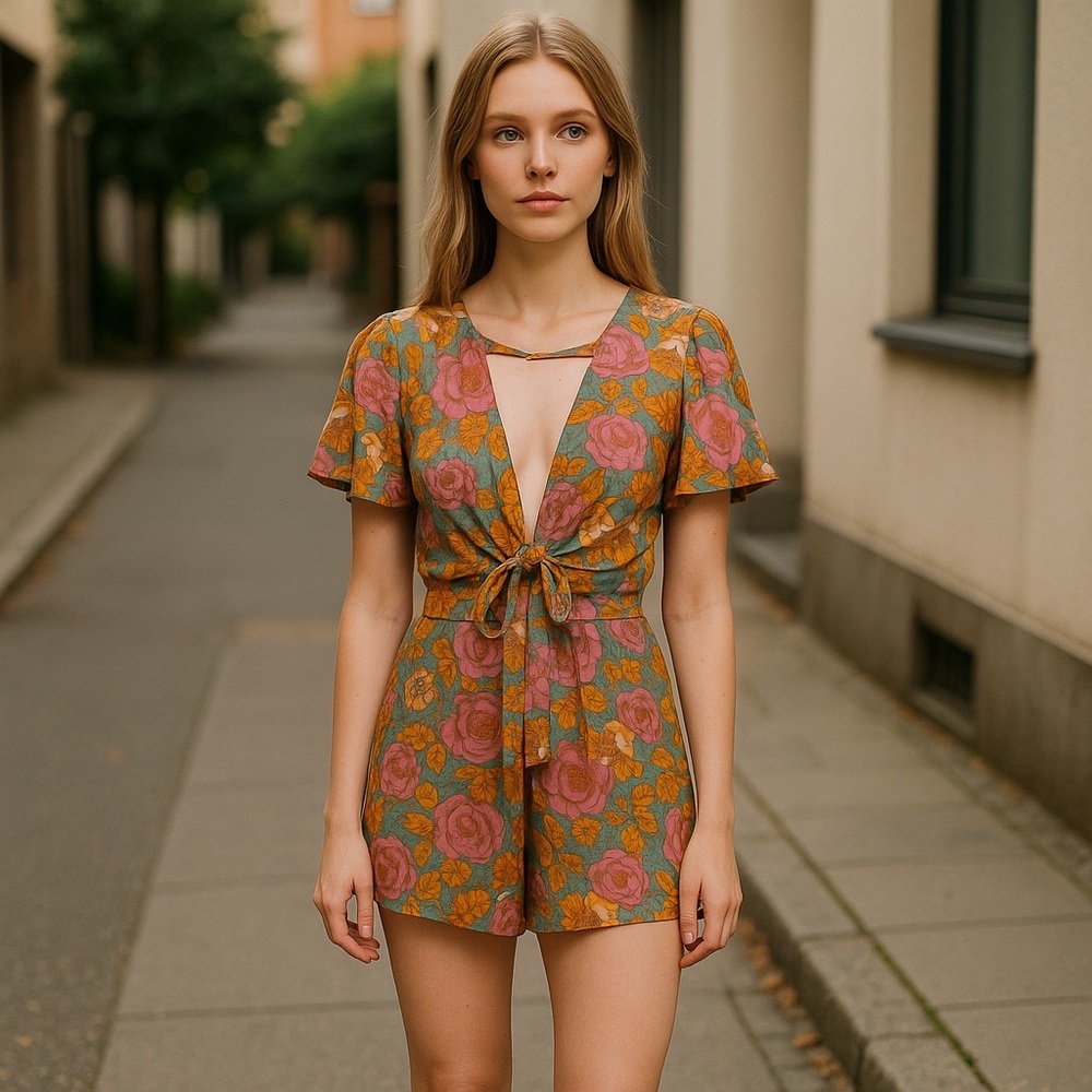 SHEIN  Romper Size 6‎ Medium  Floral